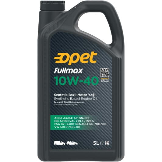 Opet Fullmax 10W-40 (5 л) моторна олива