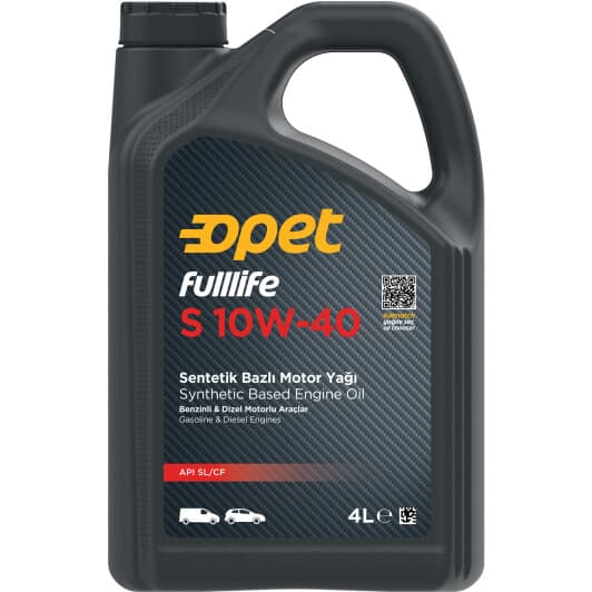 Opet Fulllife S 10W-40 (4 л) моторна олива