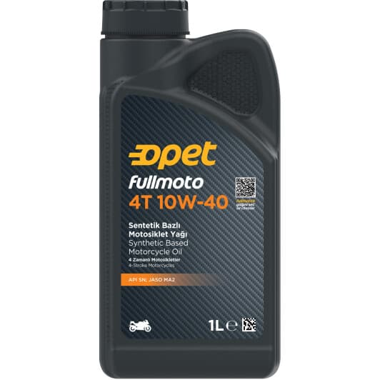 Opet Fullmoto 10W-40 моторное масло 4T