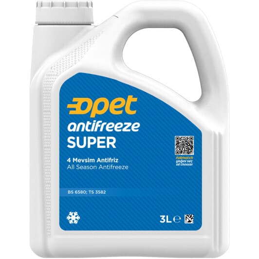 Opet Super G11 синий 3 л (170390) концентрат антифриза