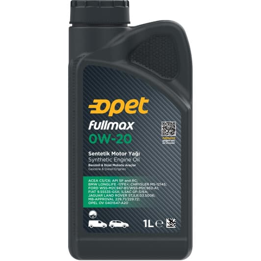 Opet Fullmax 0W-20 (1 л) моторна олива