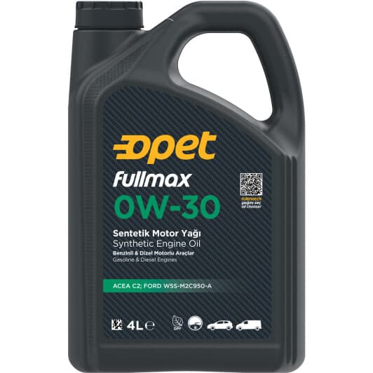 Opet Fullmax 0W-30 (4 л) моторна олива