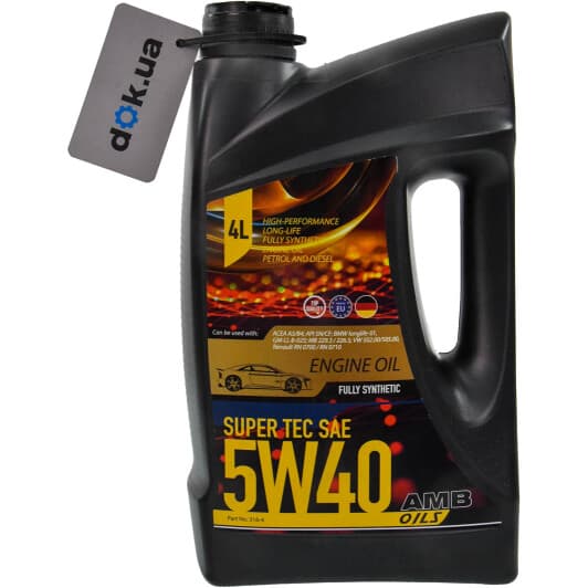 AMB SuperTec 5W-40 (4 л) моторна олива