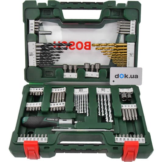 Набор сверл Bosch спиральных по металлу, бетону и дереву 2607017195 2-13 мм