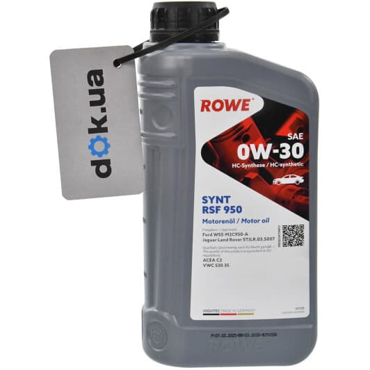 Rowe Synt RSF 950 0W-30 (1 л) моторна олива