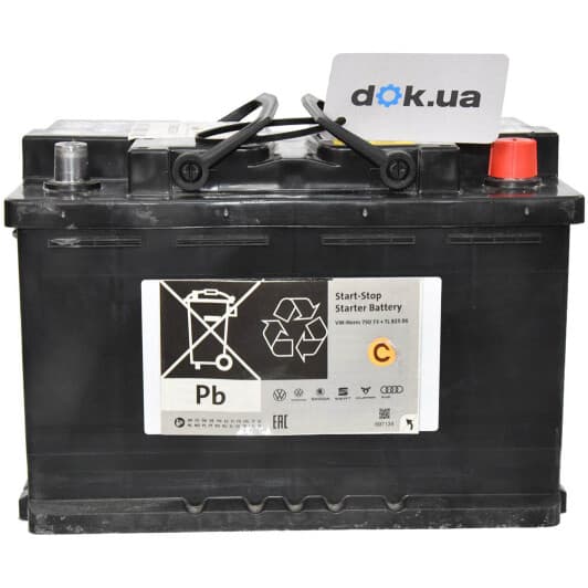 Аккумулятор VAG 6 CT-68-R AGM-VRLA 000915089BC