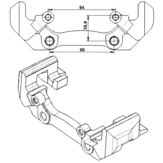 11.8170-0407.1 ATE Кронштейн для Mercedes Sprinter
