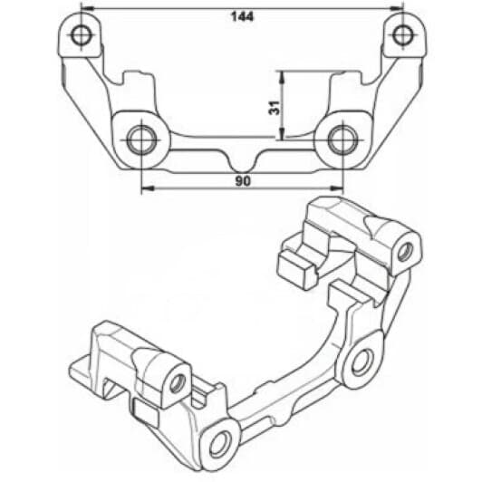 11.8170-0633.1 ATE Кронштейн