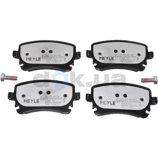 025 233 2617/PD Meyle Тормозные колодки