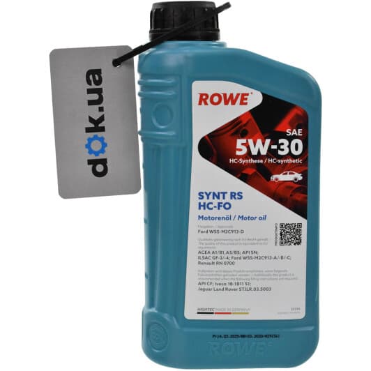 Rowe Synt RS HC-FO 5W-30 (1 л) моторное масло