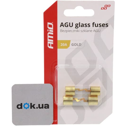 Набор предохранителей Amio 03483 AGU 2 шт.