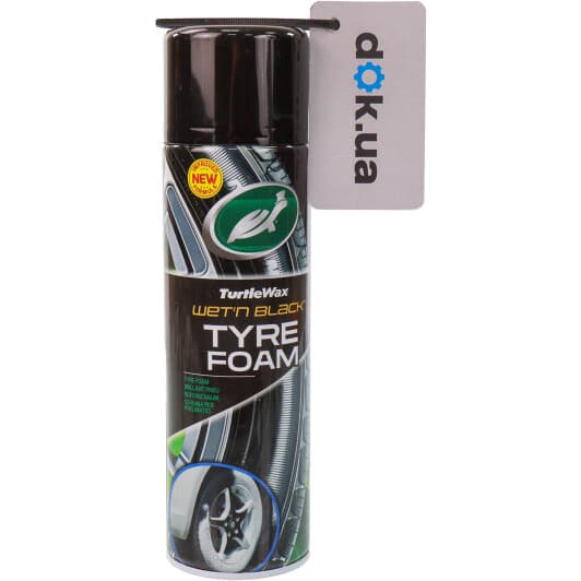 Чернитель шин Turtle Wax Wet N Black Tyre Foam 53180 500 мл
