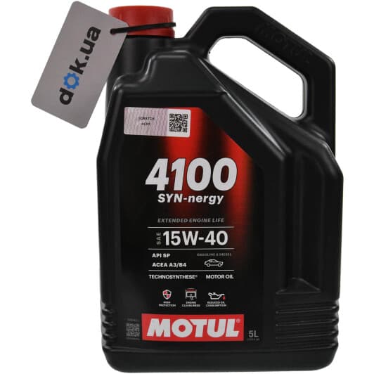 Олива Motul 4100 SYN-nergy 15W-40