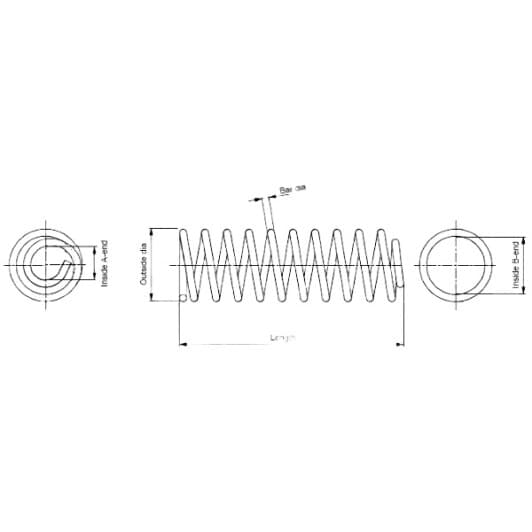 se2914 Monroe Пружина підвіски