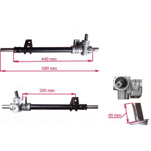 DC102 MSG Рулевая рейка для Dacia Solenza