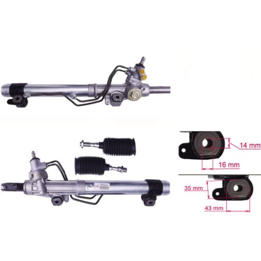 TY222 MSG Рулевая рейка