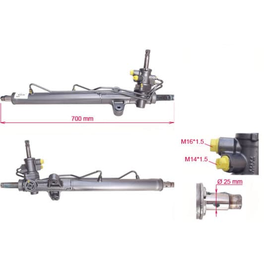 ho203r MSG (відновлення) Рулевая рейка для Honda Accord
