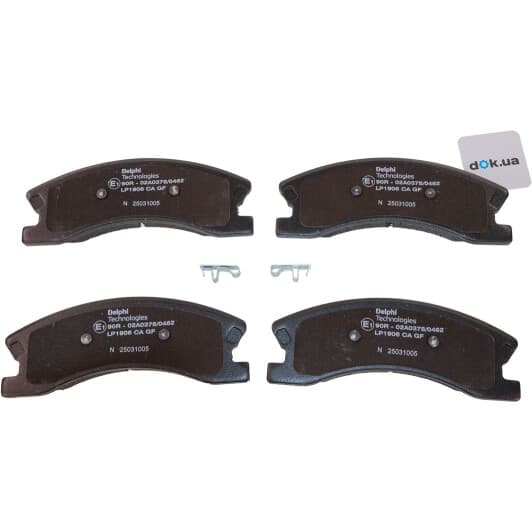 LP1906 Delphi Тормозные колодки для Jeep Grand Cherokee