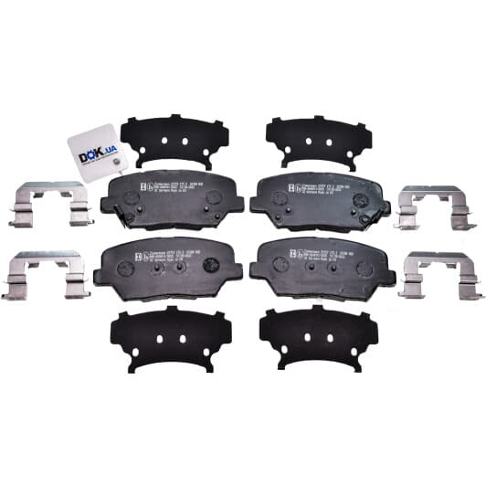 257571752 Zimmermann Тормозные колодки для Kia Carens