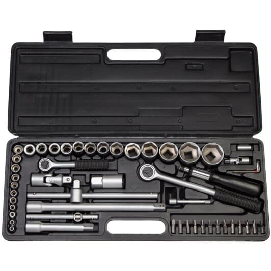 Набір торцевих головок та компонентів Grad 6003105 1/2", 1/4" (51 пр.)