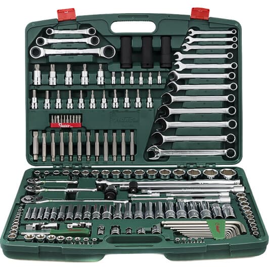 Набір інструментів Hans ТК-163-12 1/2", 3/8", 1/4" 163 шт.