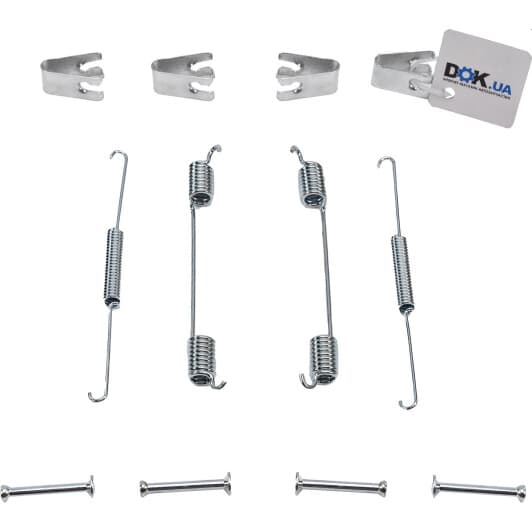 D3928A Autofren Seinsa Монтажный комплект барабанных тормозных колодок