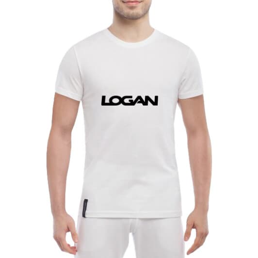 Футболка чоловіча Globuspioner класична Renault Logan біла принт спереду