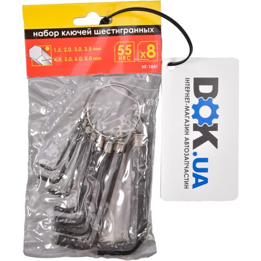 Набор ключей шестигранных Intertool ht1841 1,5-8 мм 8 шт