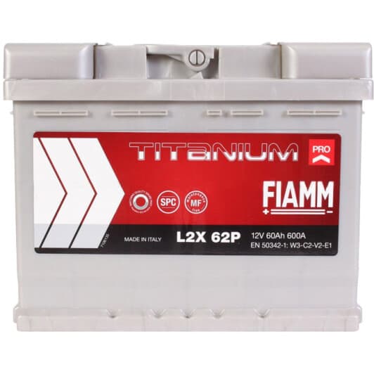 Акумулятор Fiamm 6 CT-60-L Titanium Pro L2X62P