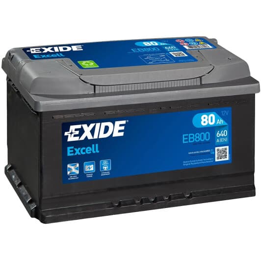Аккумулятор Exide 6 CT-80-R Excell EB800