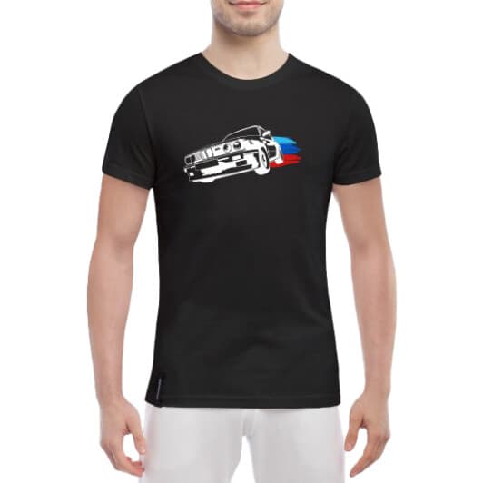Футболка мужская Globuspioner классическая BMW M3 Car черная принт спереди
