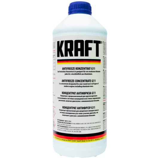 KRAFT G11 зеленый концентрат антифриза