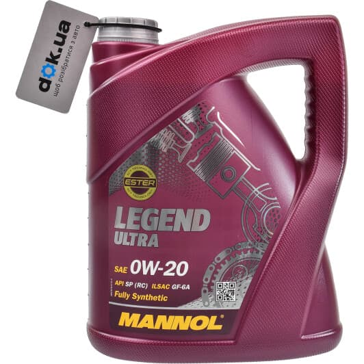 Mannol Legend Ultra 0W-20 (5 л) моторное масло