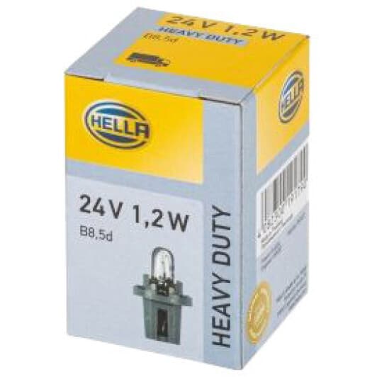 Автолампа Behr Hella B8,5d 1,2 W прозора 8GA007997071