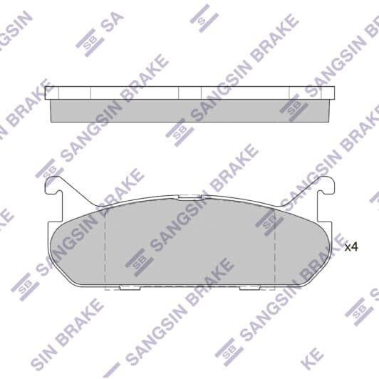 SP1526 Hi-Q Гальмівні колодки