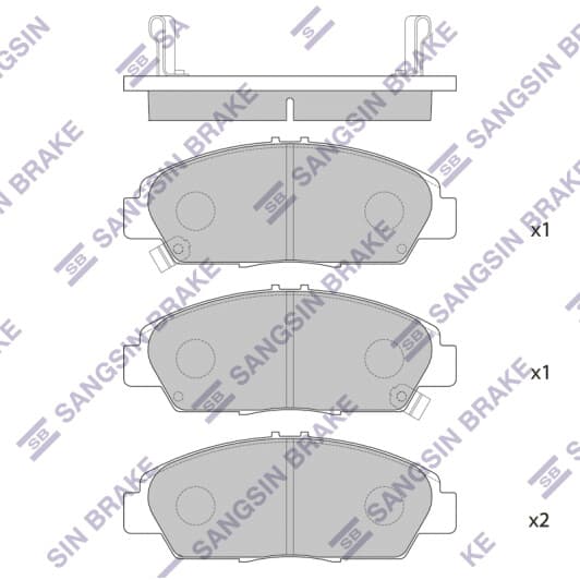 SP1431 Hi-Q Гальмівні колодки