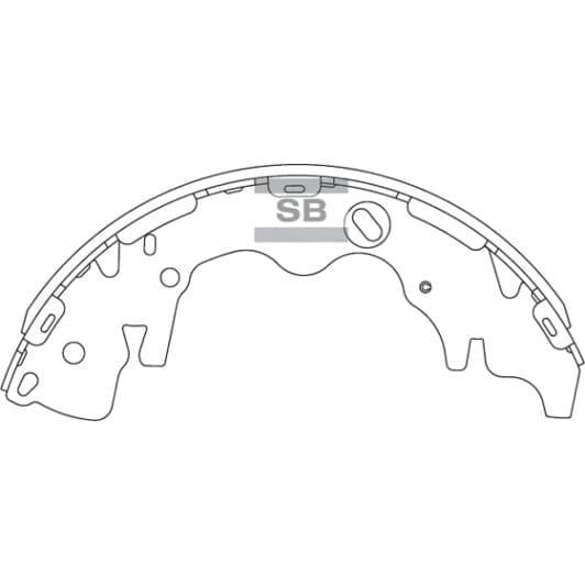 SA141 Hi-Q Тормозные колодки