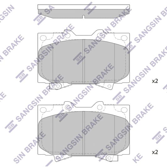 SP1379 Hi-Q Гальмівні колодки