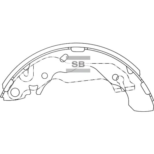 SA062 Hi-Q Гальмівні колодки