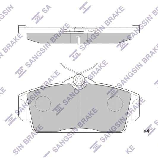 SP1482 Hi-Q Гальмівні колодки