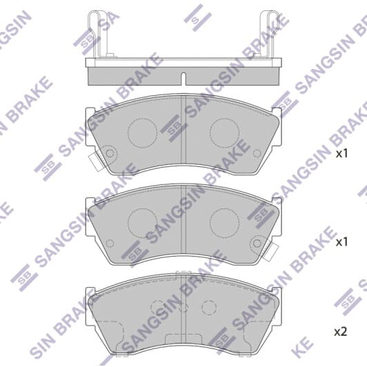 SP2009 Hi-Q Гальмівні колодки