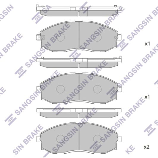SP1099 Hi-Q Гальмівні колодки