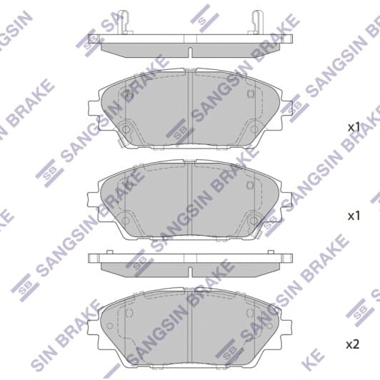 SP1729 Hi-Q Гальмівні колодки