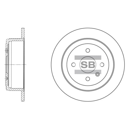 SD3013 Hi-Q Тормозной диск