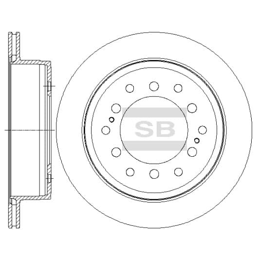 SD4027 Hi-Q Гальмівний диск
