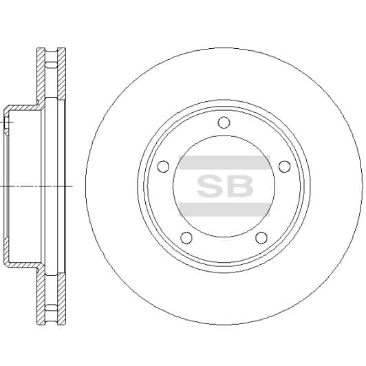SD4037 Hi-Q Гальмівний диск