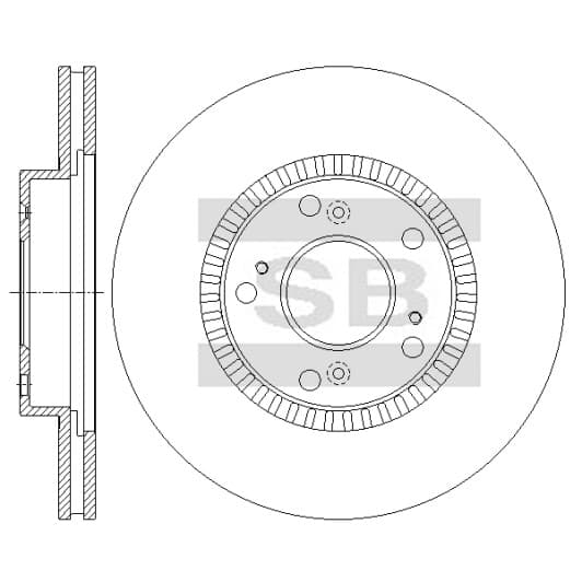 SD4110 Hi-Q Гальмівний диск