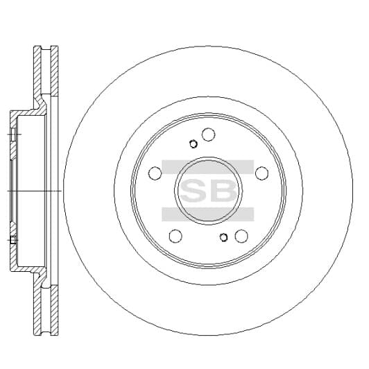 SD4801 Hi-Q Тормозной диск