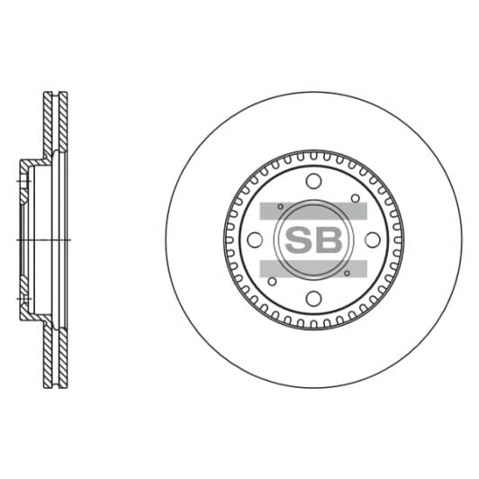 SD4803 Hi-Q Тормозной диск