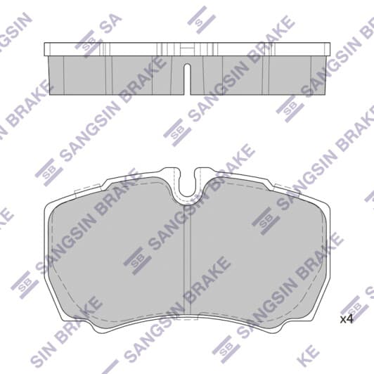 SP1843 Hi-Q Тормозные колодки